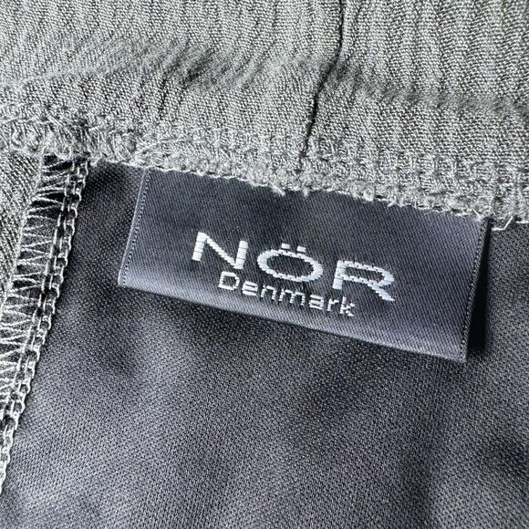 Nor Denmark Tunic Cardigan Womens Size 3 Large Sage Green Gauzy Artsy Lagenlook - Picture 5 of 12